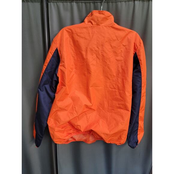 NFL Mens Denver Broncos Jacket 1/4 Zip Pullover Orange Windbreaker NEW WITH TAGS - Picture 3 of 8
